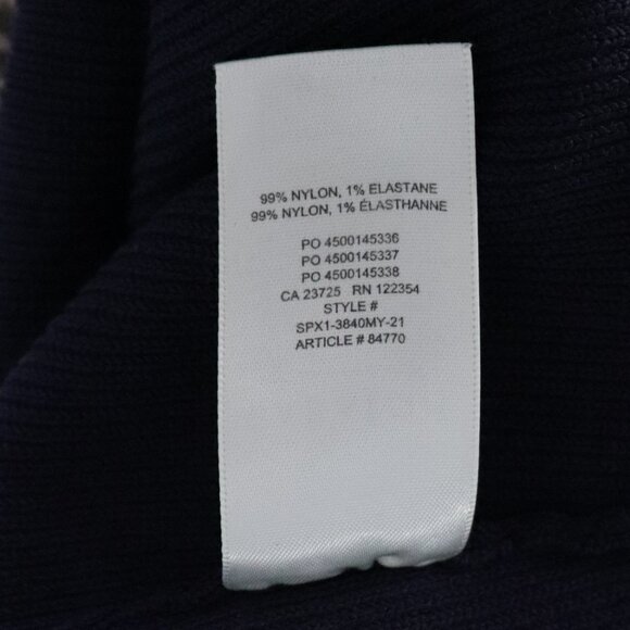 Babaton Women's Sz XS Ribbed Mock Neck Sleeveless Cropped Knit Striped‎ Top - Picture 8 of 8